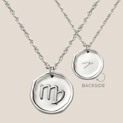 Zodiac Necklace Silber - Steinbock
