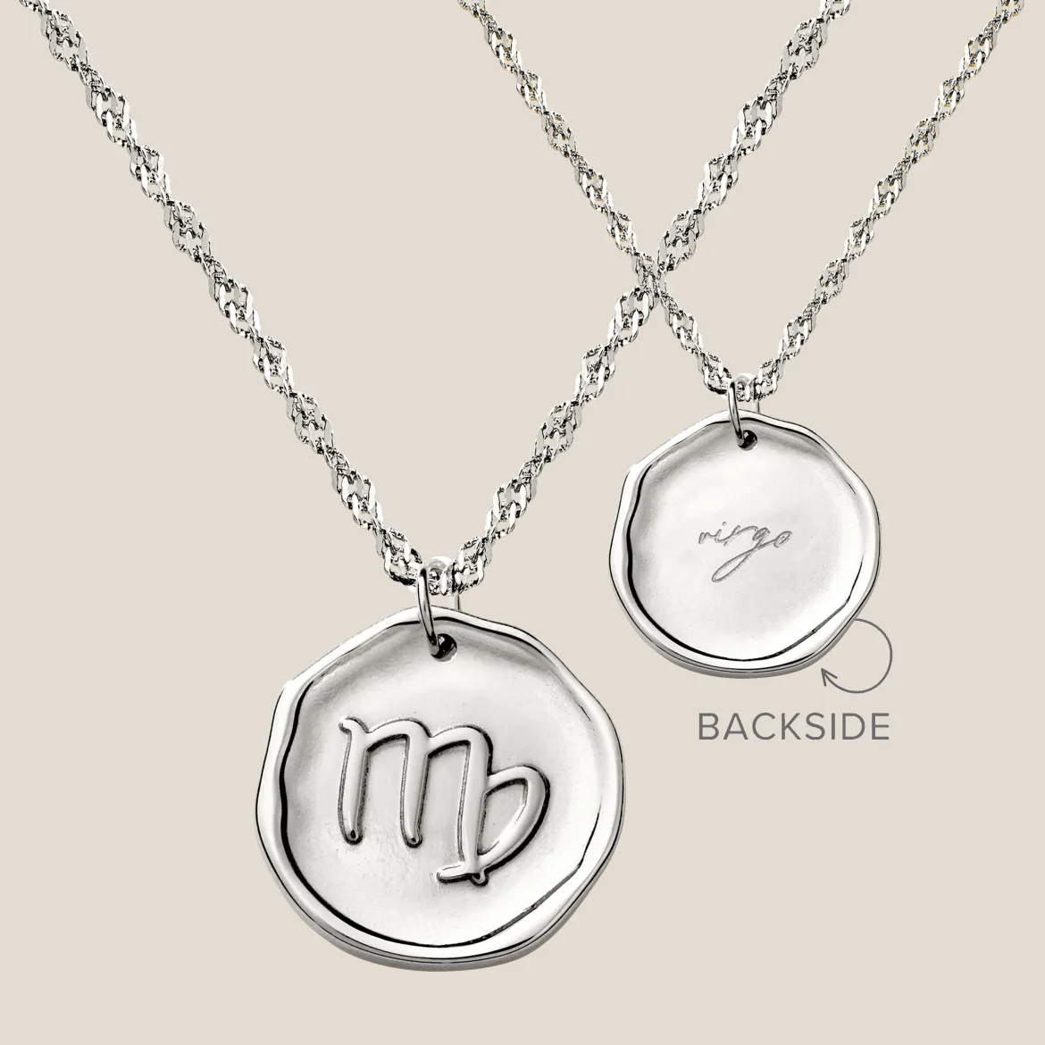 Zodiac Necklace Silber - Steinbock