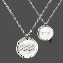 Zodiac Necklace Silber - Steinbock