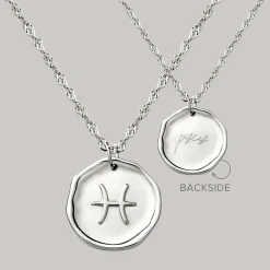 Zodiac Necklace Silber - Steinbock