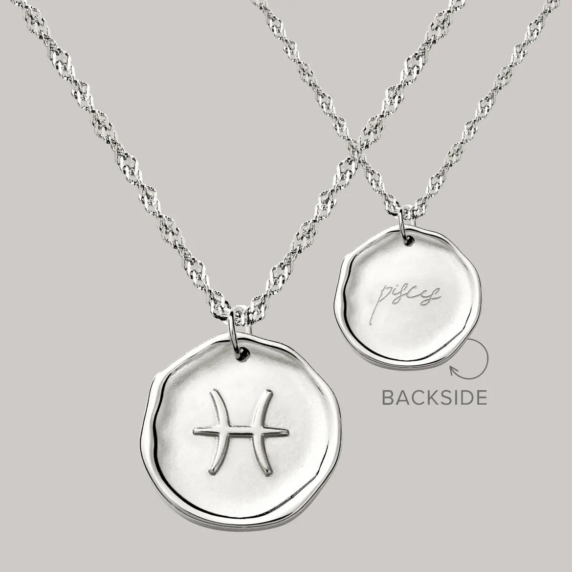 Zodiac Necklace Silber - Steinbock