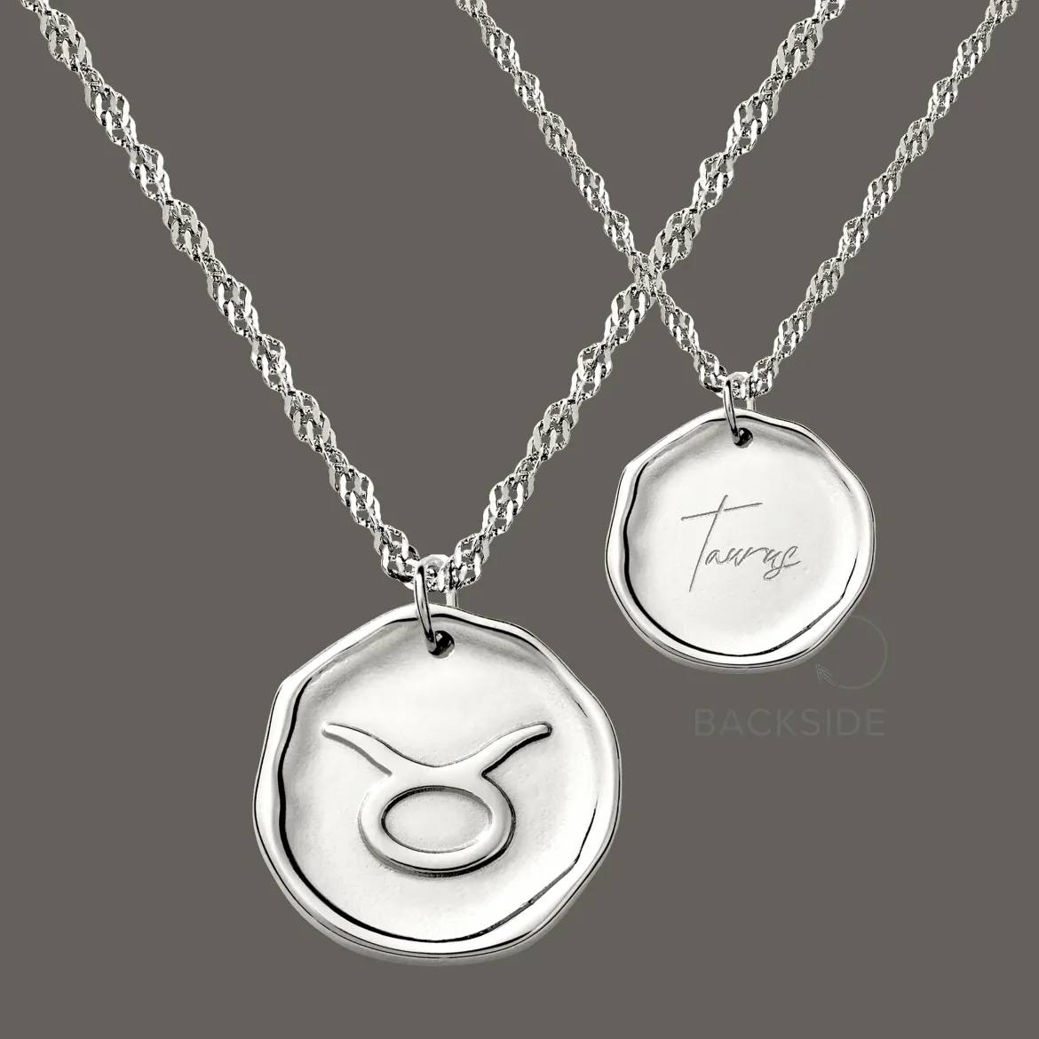 Zodiac Necklace Silber - Steinbock