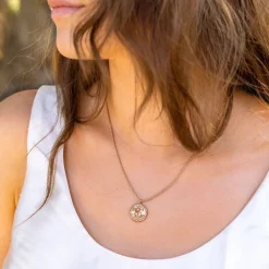 Zodiac Sign Necklace Roségold - Steinbock